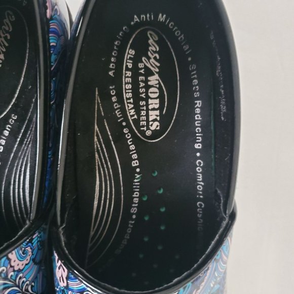 Easy Work By Easy Street Lyndee Health Care Professional Shoes, Blue Women's 8M - Picture 13 of 16